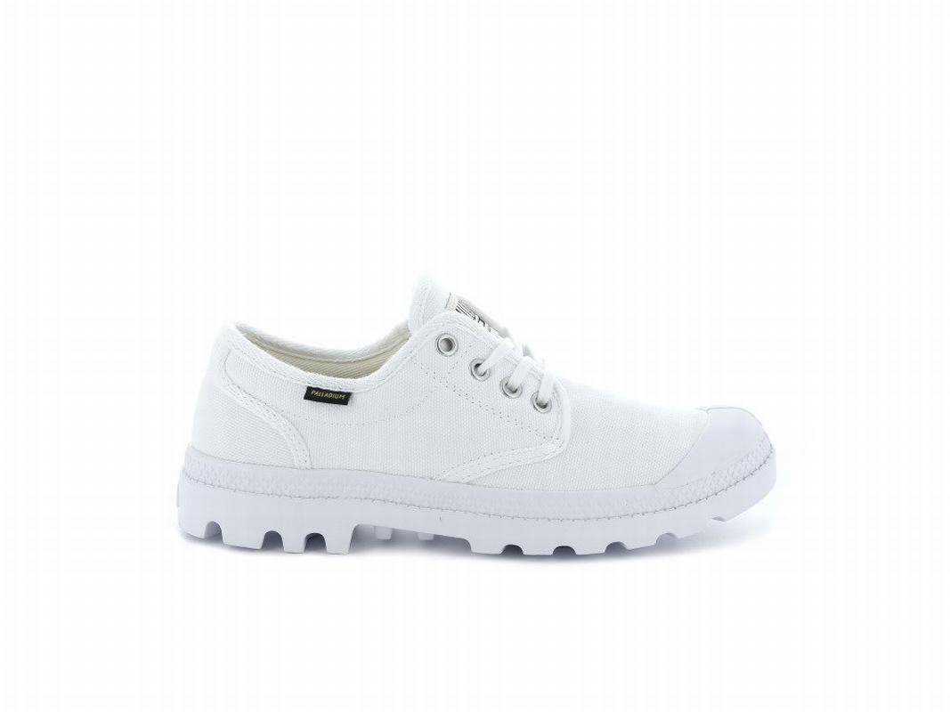 Palladium Pampa Oxford Originale Men's Shoes White (BFJQ92360)